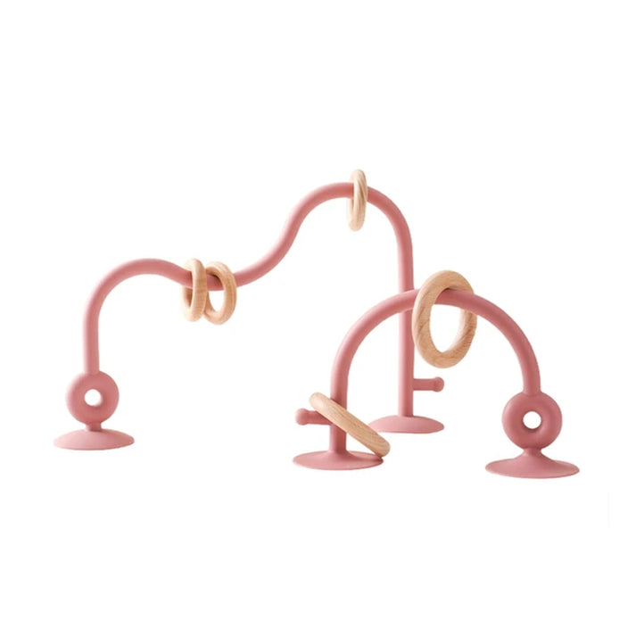 Stacky Fun Silikon Ring Tischspiel – Pädagogisches Spielzeug für Babys und Kleinkinder