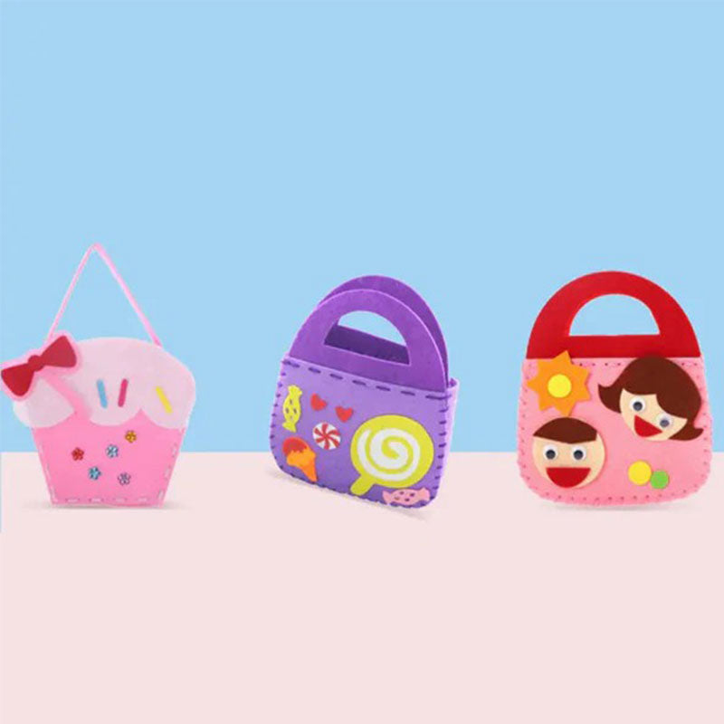 DIY Kinderhandtas Bastelset – Kreatives Nähset für Mädchen | Einzigartige Handtasche Selbst Gestalten