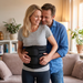 Postpartum-Bauchband verstellbar mit leichter Kompression – atmungsaktiv, diskret | Stützgürtel