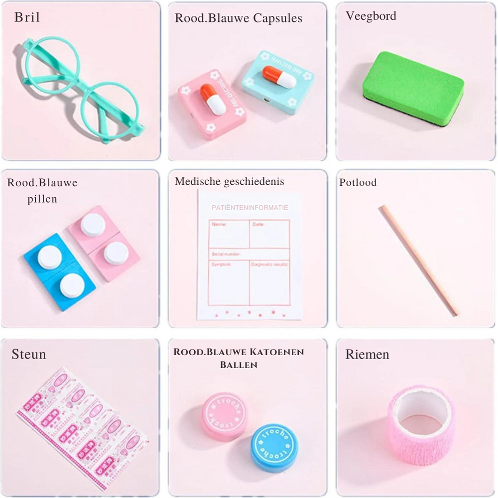 Dr. Dentist Spielset – Pädagogisches Rollenspiel für Kinder mit Zahnarztinstrumenten