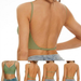 Nahtloser BH mit tiefem Rücken – Multiway-Träger, V-Ausschnitt, Nylon | rückenfreier Büstenhalter