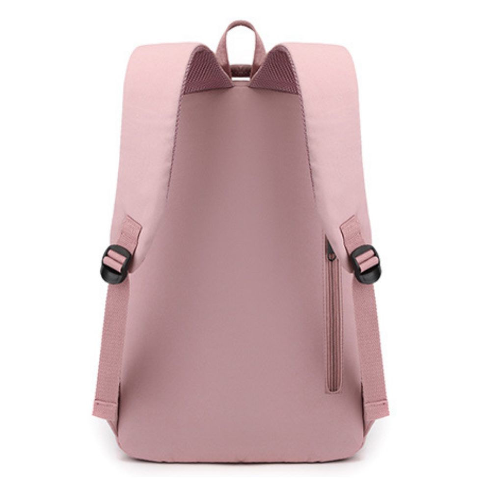 Laptop-Rucksack für Schüler mit Vorder- und Seitentaschen – Nylon, leichtgewichtig | Schultasche
