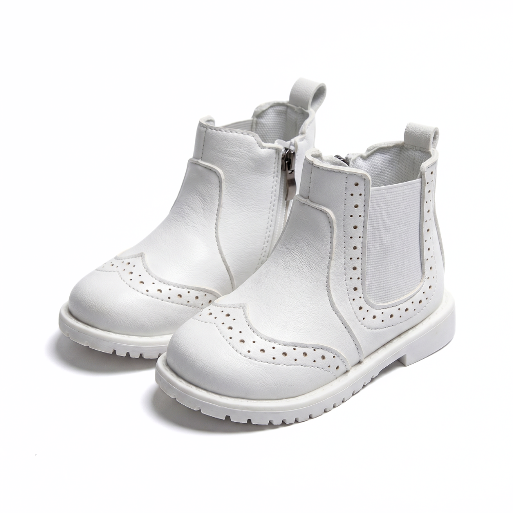 Kinderstiefel mit Reißverschluss – gepolsterte Innensohle, flexible Gummisohle | Stiefeletten