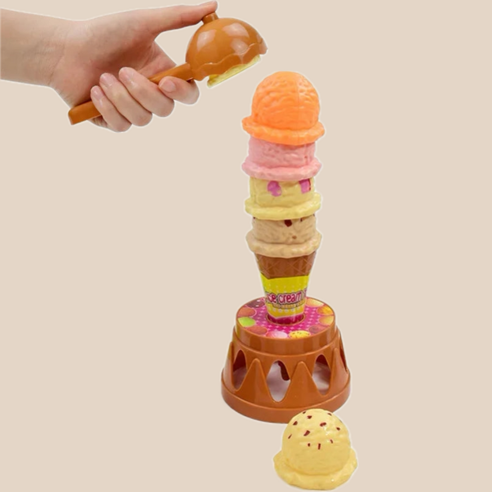 Montessori Eisverkäufer – Lernspiel, BPA-frei, Motorische Fähigkeiten, ab 2 Jahren