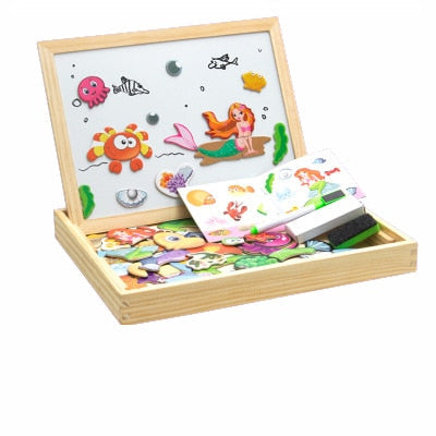 Magnetisches Zeichenbrett für Kinder – Kreatives Spielbrett mit Formen