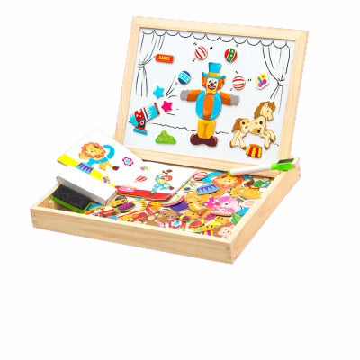 Magnetisches Zeichenbrett für Kinder – Kreatives Spielbrett mit Formen