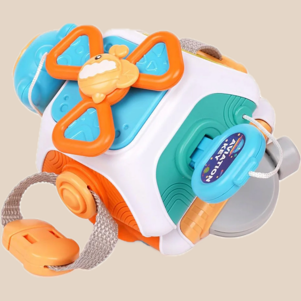 Montessori Würfel – Lernspielzeug, BPA-frei, Motorische Fähigkeiten, Kognitive Entwicklung, 1–4 Jahre