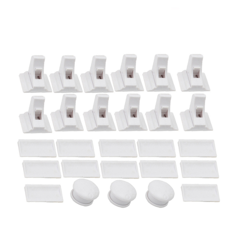 Unsichtbares Kindersicherungsschloss für Schränke & Schubladen – Ohne Bohren, Starker Magnet | SafeSpace Click