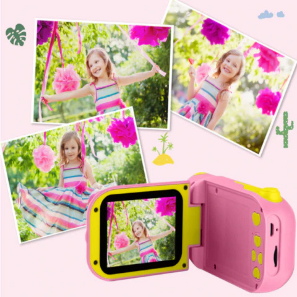 Digitalkamera für Kinder 12MP – Kreatives Spielzeug mit Filtern, Zoom & Spielen