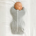Pucksack mit Arms-up-Position – Zwei-Wege-Reißverschluss, dehnbare Baumwolle | Babyschlafsack