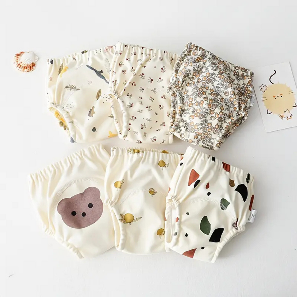 EcoCare Töpfchentrainingshöschen 6 Stück – Weich, Wasserdicht & Wiederverwendbar für Kleinkinder