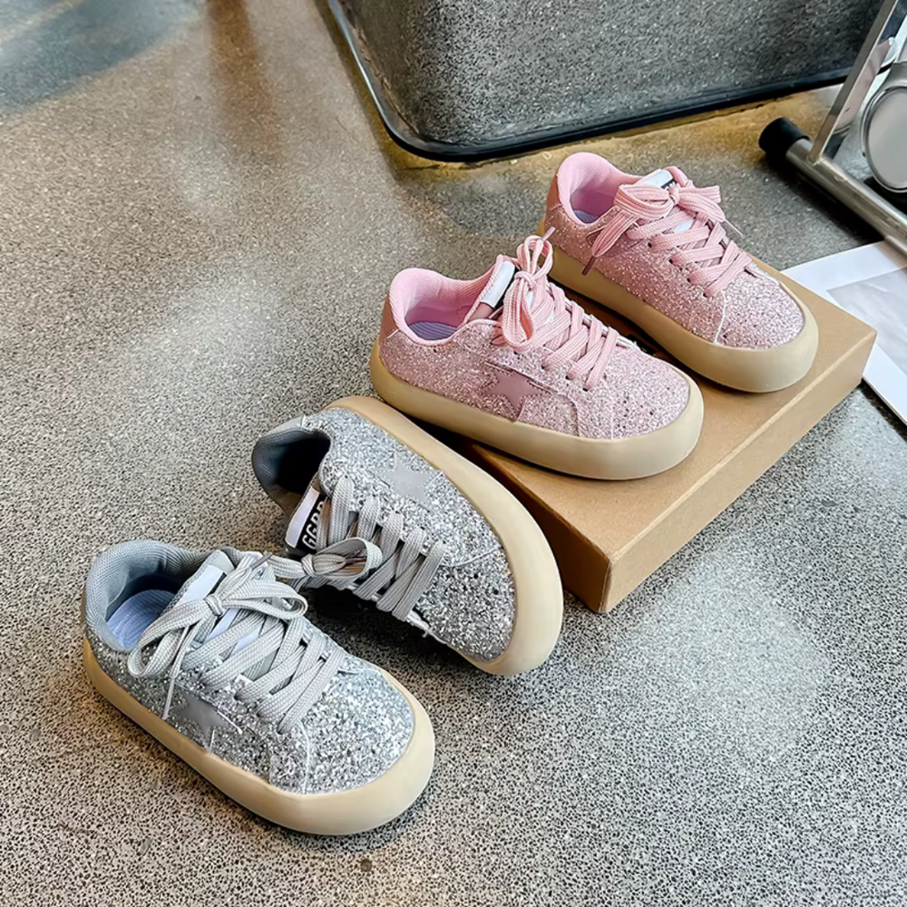 Glitter Sneakers Mädchen – Bequeme & Stilvolle Kinderschuhe | Lumina Kids