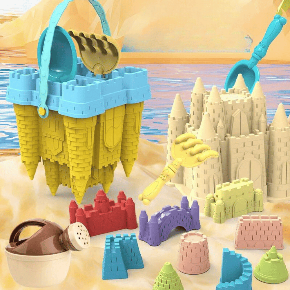 Sandburgen-Set für Kinder – SandyCastle Set™ – Kreativer Spielspaß für Strand und Sandkasten