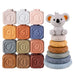 Stapel- und Beißspielzeug Koala mit Würfeln und Ringen – weicher Kunststoff | Babyspielzeug