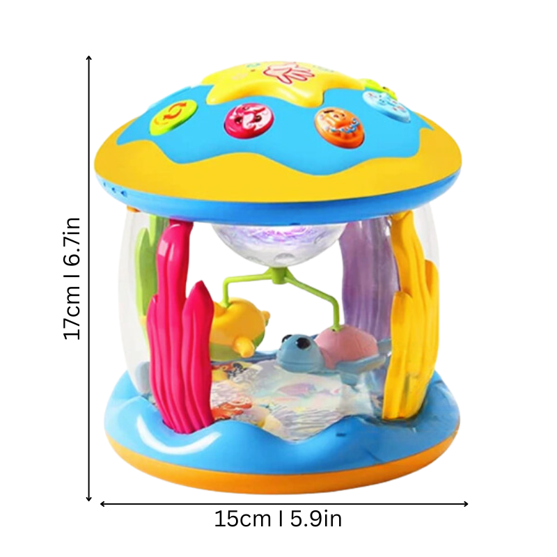 Musikalisches Drehkarussell Baby – Licht & Ton Sensorisches Spielzeug