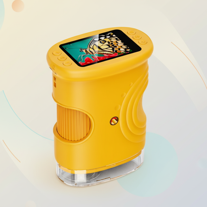 Digitales Mini-Mikroskop für Kinder – Aufladbar & Tragbar