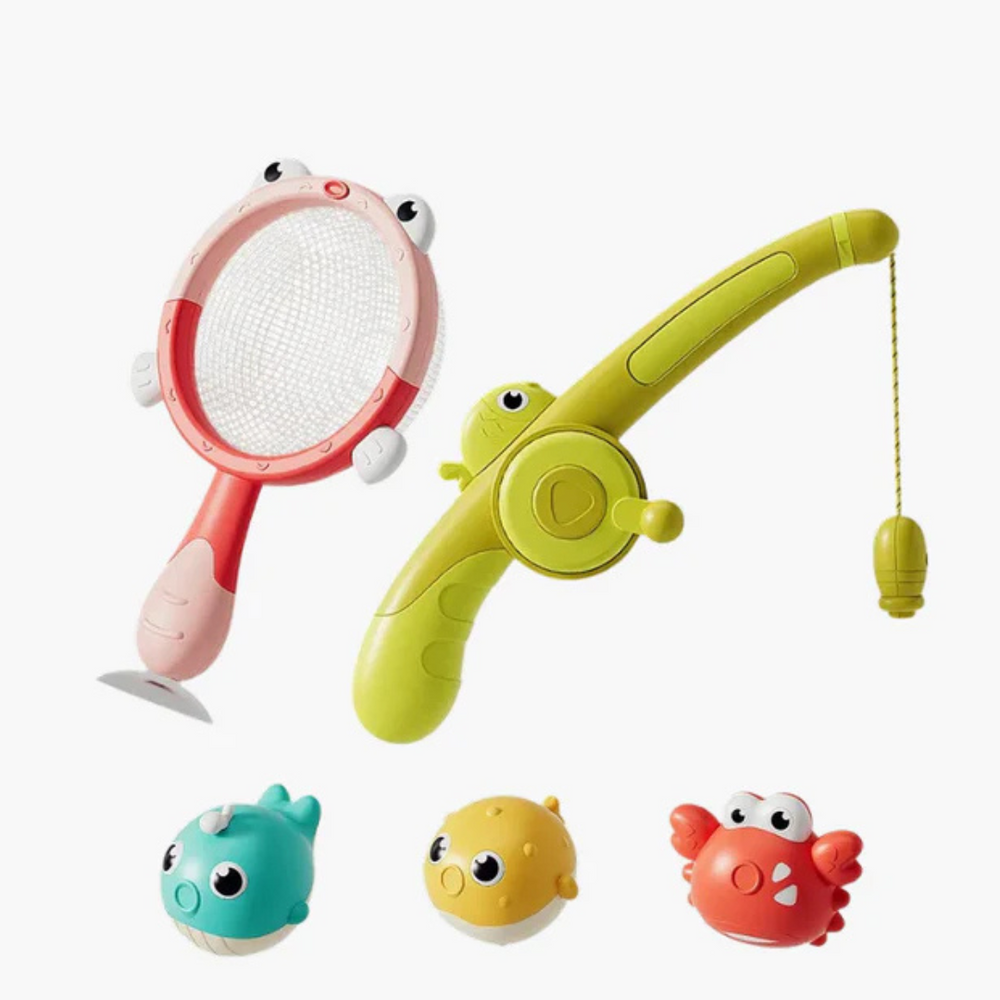 Magnetisches Angel-Badespiel mit Licht | Lustiges & Lehrreiches Badespielzeug für Kleinkinder