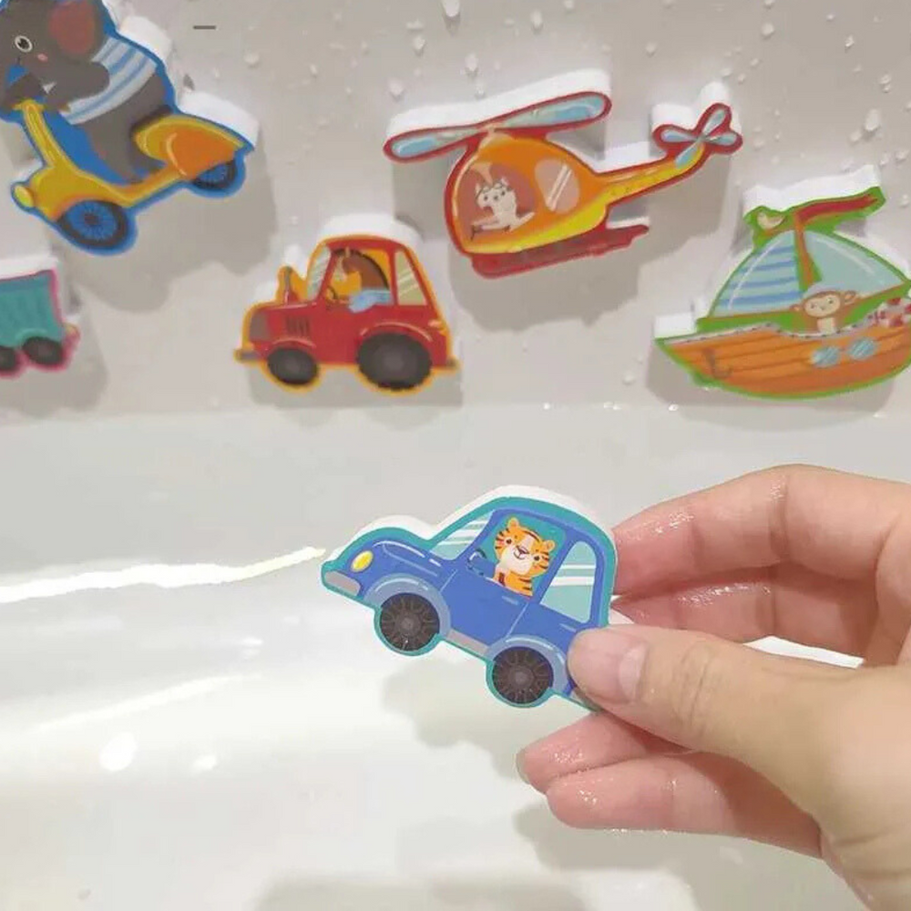 Badpuzzle Tiere für Baby & Kleinkind – Schaumstoff-Badespielzeug Lernend & Schwimmend – AquaTierchen Set (20 Stück)