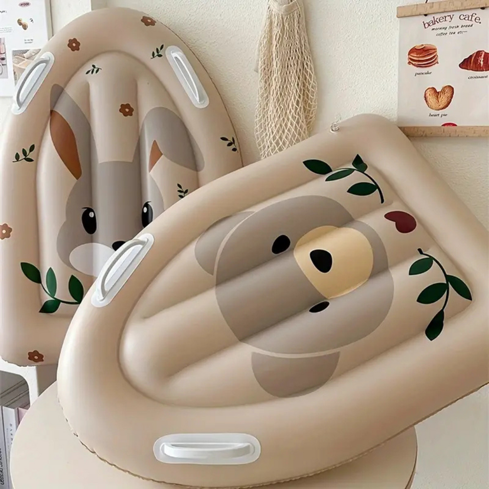 Kinder Surfboard Aufblasbar mit Griffen | Cartoon Schwimmbrett für Strand & Pool – SplashJoy