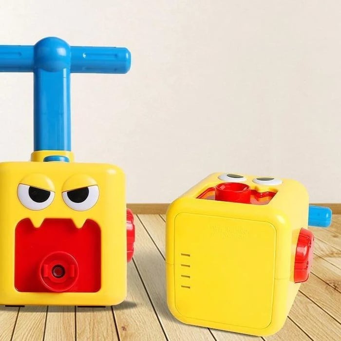 TurboPop Luftgepumpter Spielzeugwagen – Pädagogisch & Schnell für Kinder ab 2 Jahren