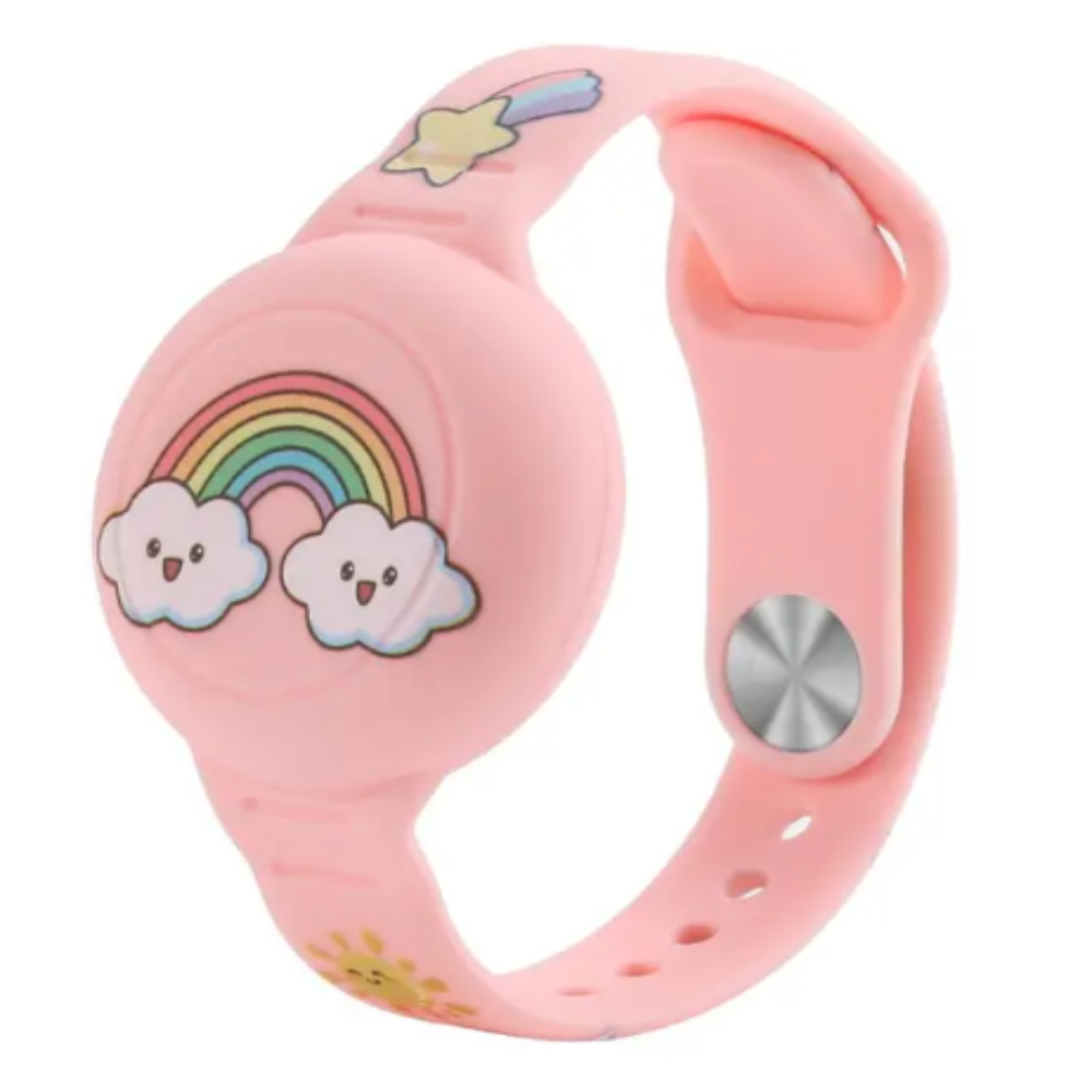 DinoSafe Airtag Armband – Sicherheitsarmband für Kinder mit AirTag-Tracking für Outdoor-Abenteuer