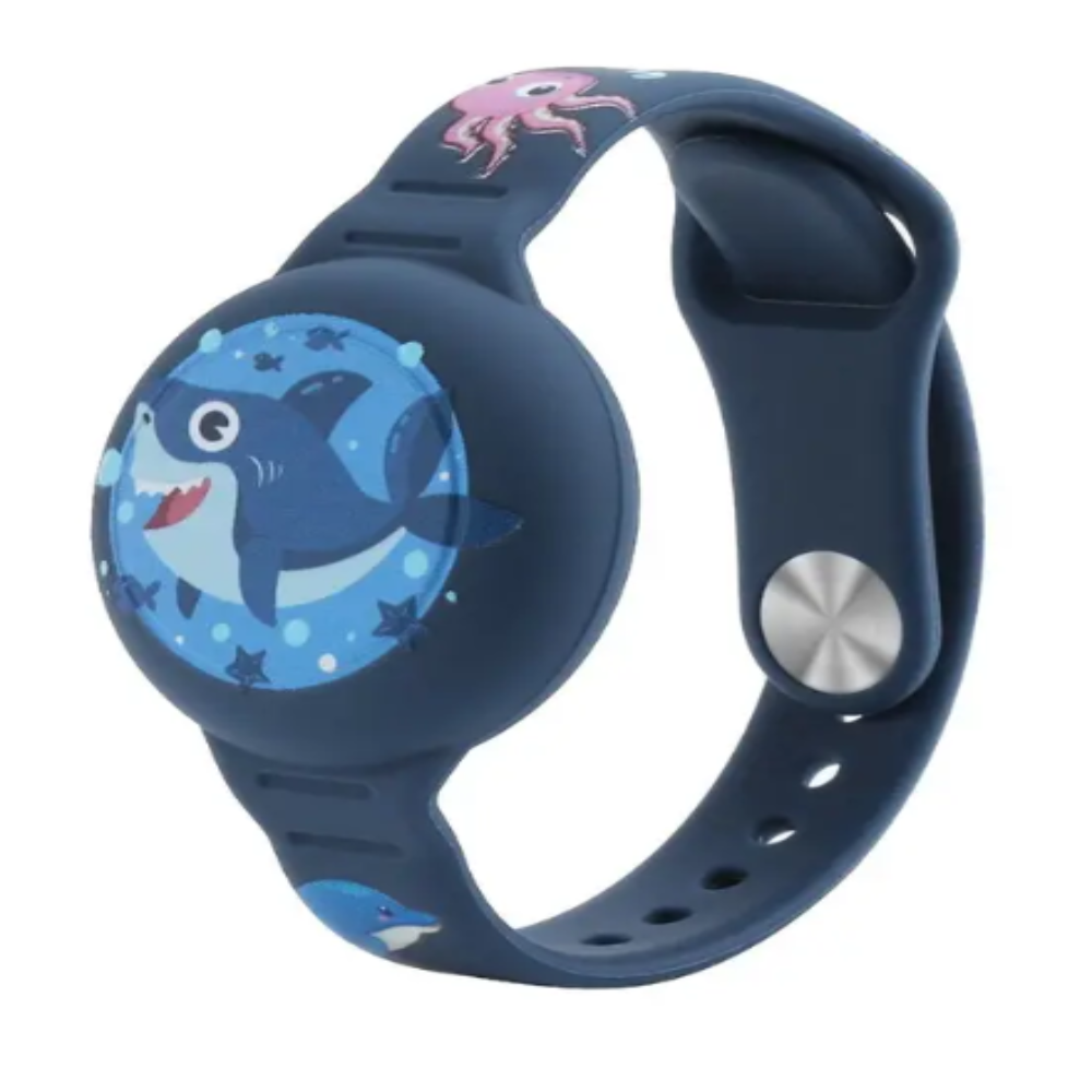 DinoSafe Airtag Armband – Sicherheitsarmband für Kinder mit AirTag-Tracking für Outdoor-Abenteuer