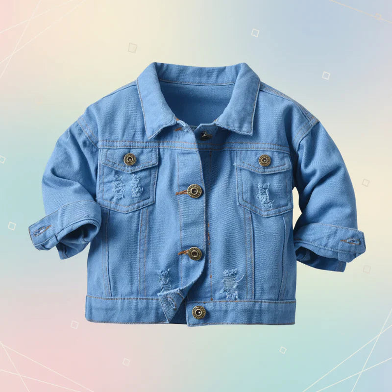 Candy Color Jeansjacke Kinder – Leichte Denimjacke | 6Mon-7J.