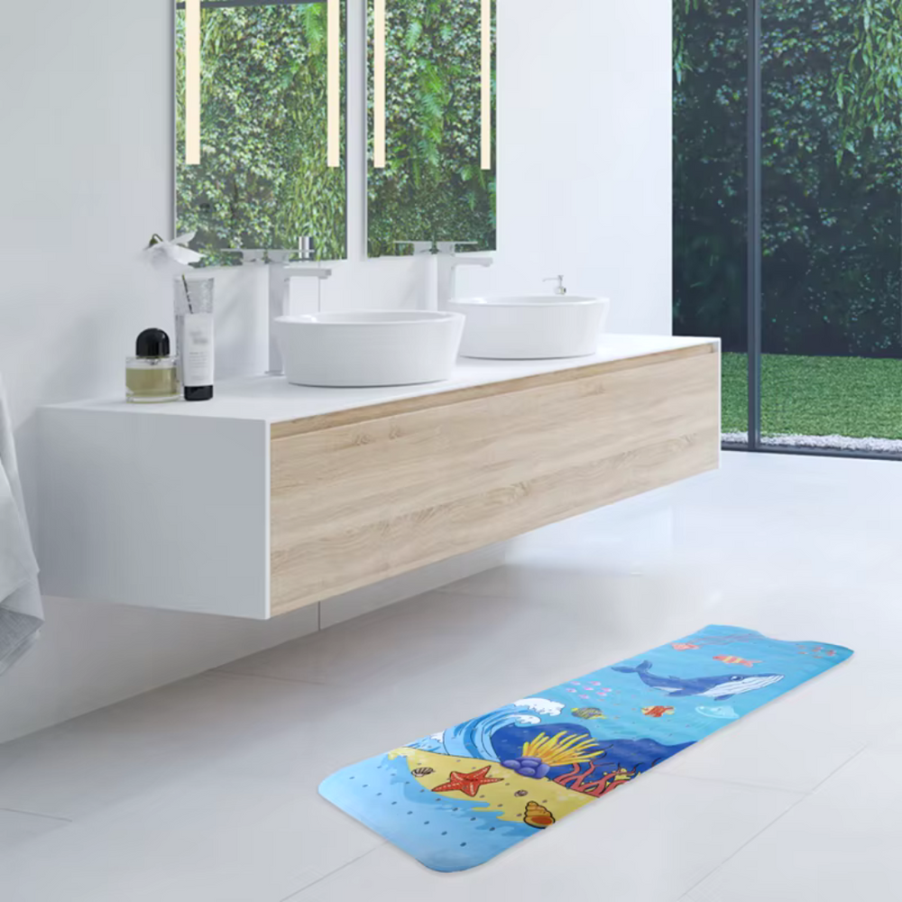 Antirutsch Meerjungfrau Badmatte für Kinder – Sicher & Spaß beim Baden | AquaKind