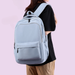 Laptop-Rucksack für Schüler mit Vorder- und Seitentaschen – Nylon, leichtgewichtig | Schultasche