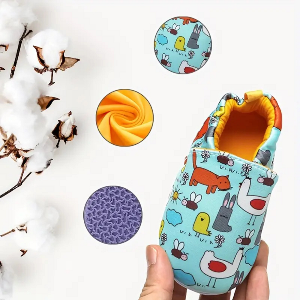 Baby Slipper-Schuhe mit Antirutschsohle | Leicht & Atmungsaktiv für sicheres Laufen