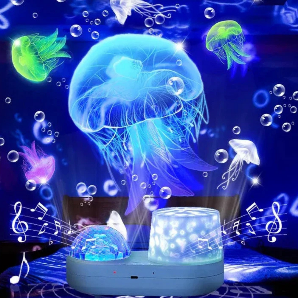 Sternenhimmel-Projektor für Kinder & Erwachsene – LED-Nachtlampe mit Ozeanlicht & Timer