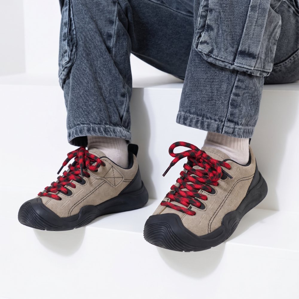 Kinder-Sneaker für draußen mit rutschfester Sohle – verstärkte Zehenkappe, Klett | Wanderschuhe