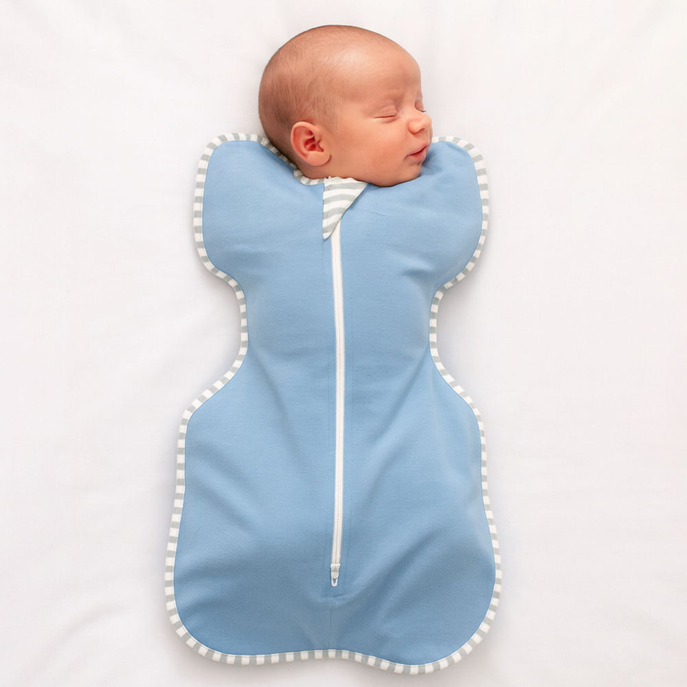 Pucksack mit Arms-up-Position – Zwei-Wege-Reißverschluss, dehnbare Baumwolle | Babyschlafsack
