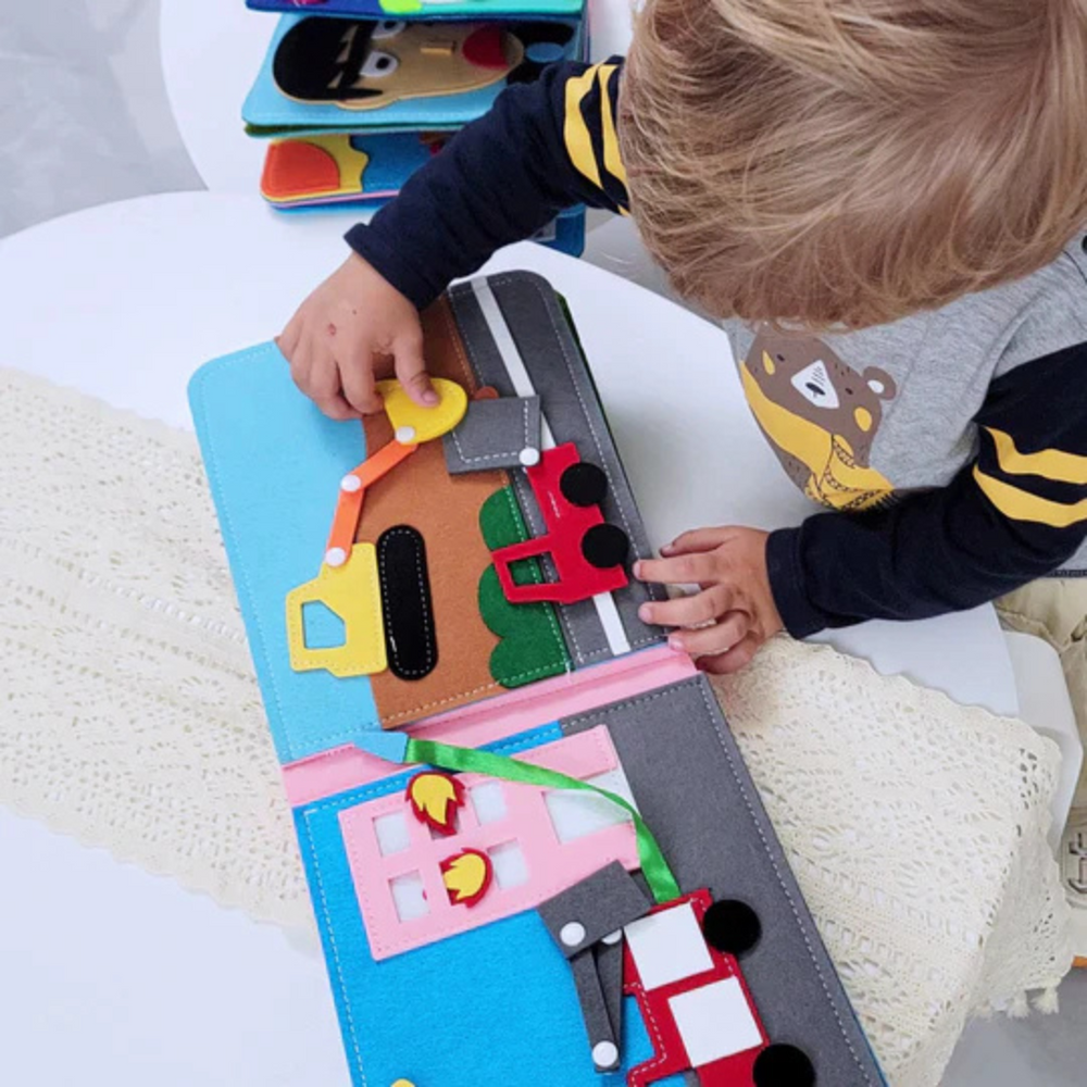 Montessori Aktivitätsbuch für Kleinkinder – Lern- & Reisespielzeug 2–5 Jahre