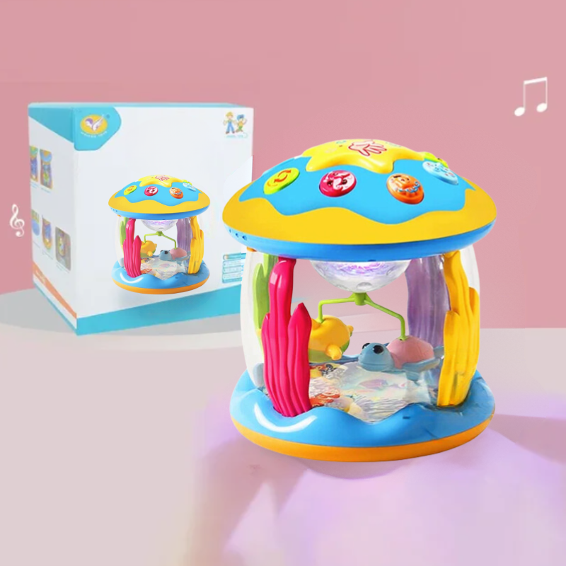 Musikalisches Drehkarussell Baby – Licht & Ton Sensorisches Spielzeug