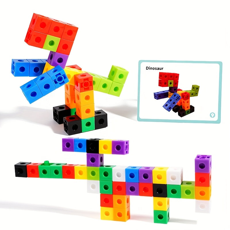 Lehrreiches Lernbausteine-Set – Bauklötze zum Zählen & Kreativem Spielen