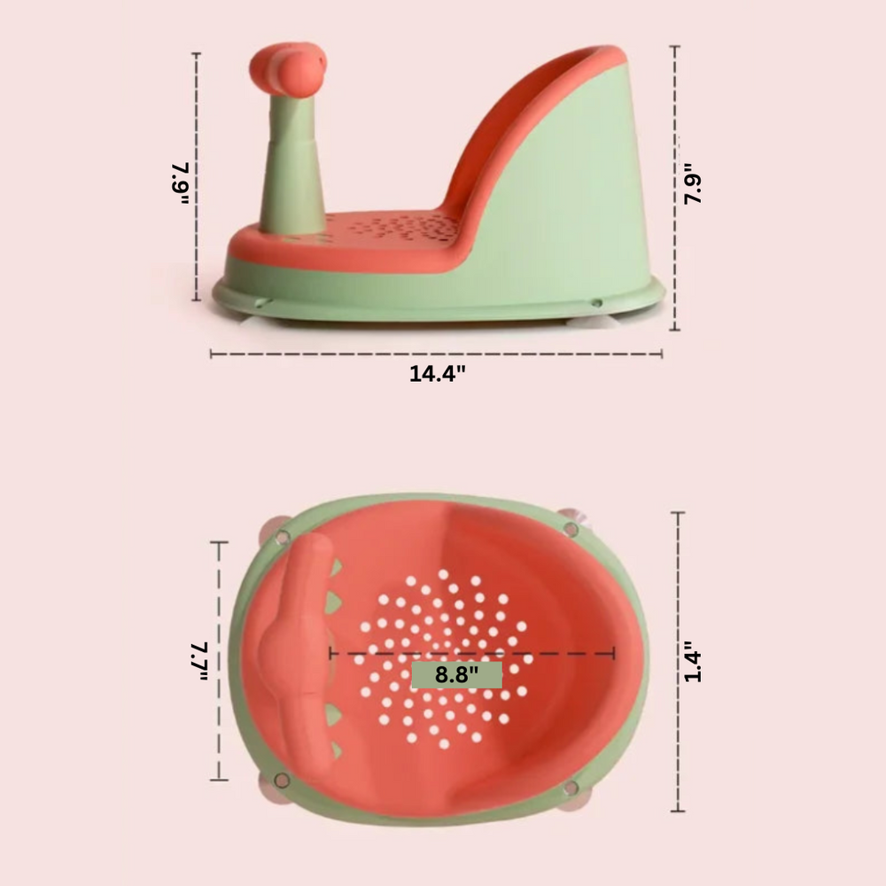 Ergonomischer Baby Badstuhl mit Anti-Rutsch – Sicher & Komfortabel ab 6 Monaten