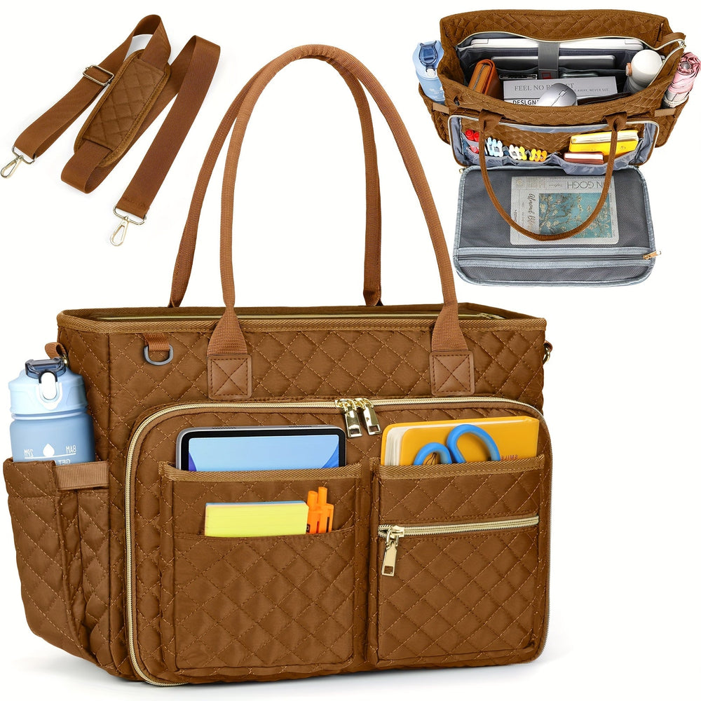 Laptoptasche Damen 15,6 Zoll gepolstert – Schultergurt, Isolierfach, Trolleygurt | Arbeitstasche