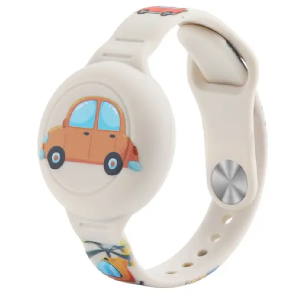 DinoSafe Airtag Armband – Sicherheitsarmband für Kinder mit AirTag-Tracking für Outdoor-Abenteuer