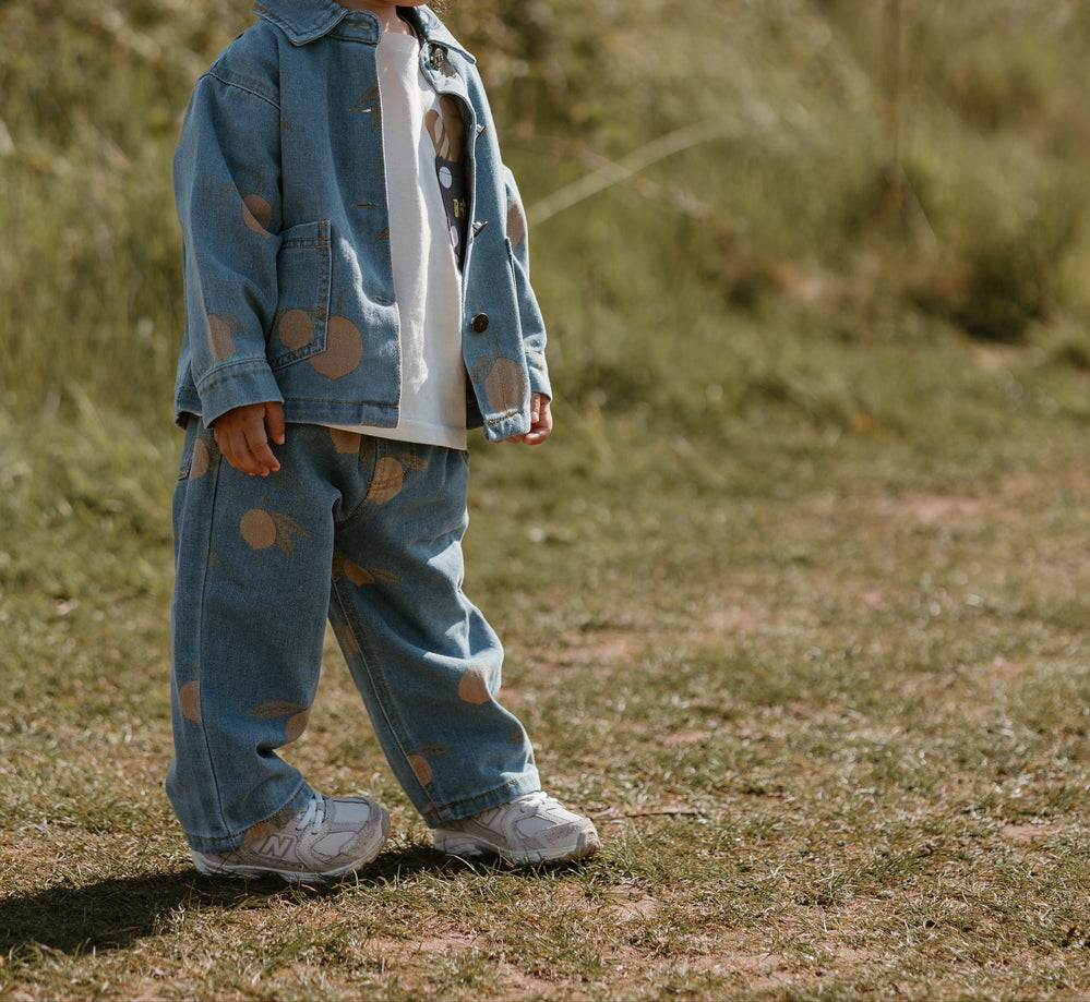 Zitronen-Jeans 0–8 Jahre – Weicher Stretch-Denim mit Elastischem Bund | Unisex Kinderhose