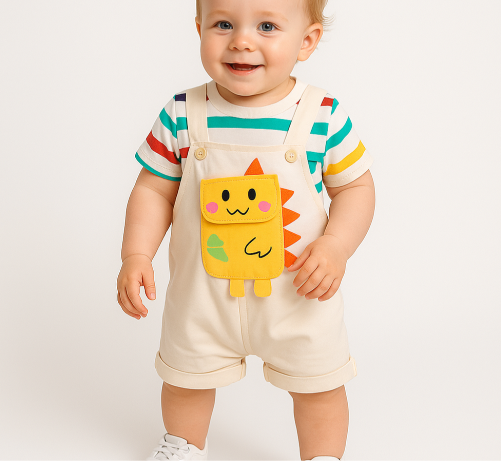 DinoTrail Junior Set – Nachhaltiges Kinderkleidungsset | Komfortabel & Atmungsaktiv für 0–5 Jahre