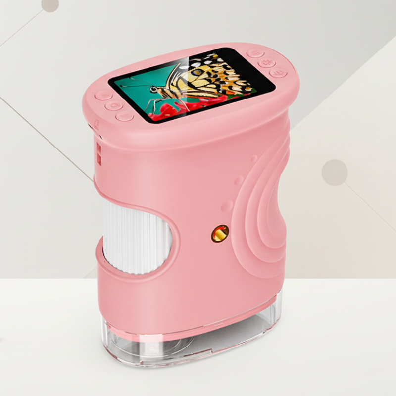Digitales Mini-Mikroskop für Kinder – Aufladbar & Tragbar