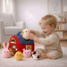 Bauernhof Spielset weich mit sechs Kuscheltieren – Geräusche, Texturen, Tragegriff | Babyspielzeug