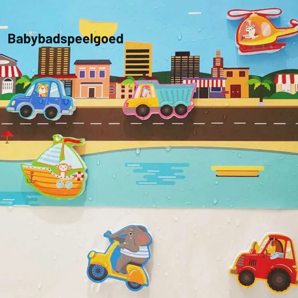 Badpuzzle Tiere für Baby & Kleinkind – Schaumstoff-Badespielzeug Lernend & Schwimmend – AquaTierchen Set (20 Stück)