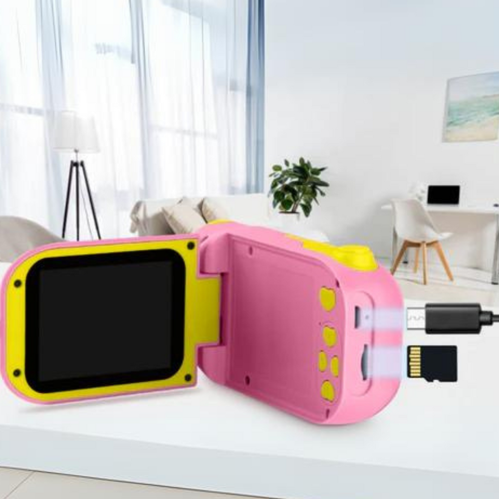 Digitalkamera für Kinder 12MP – Kreatives Spielzeug mit Filtern, Zoom & Spielen