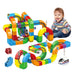 Magnetische Zugstrecke zum Selberbauen – 51 oder 81 Teile, USB-Zug | Konstruktionsspielzeug