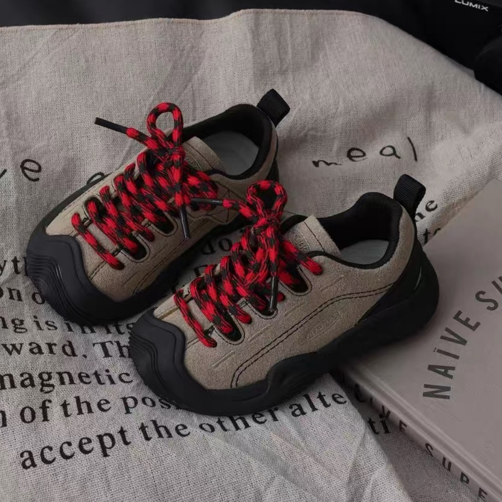 Kinder-Sneaker für draußen mit rutschfester Sohle – verstärkte Zehenkappe, Klett | Wanderschuhe