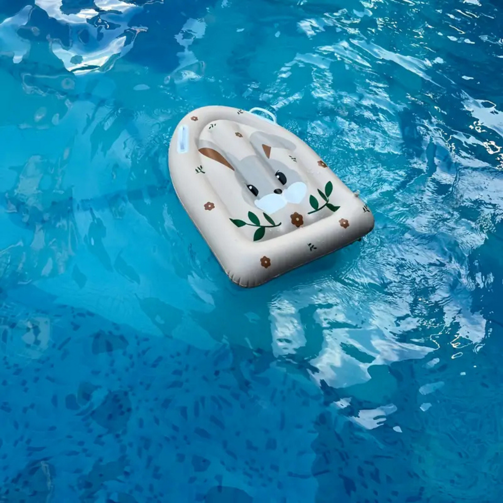 Kinder Surfboard Aufblasbar mit Griffen | Cartoon Schwimmbrett für Strand & Pool – SplashJoy
