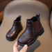 Kinderstiefel mit Reißverschluss – gepolsterte Innensohle, flexible Gummisohle | Stiefeletten
