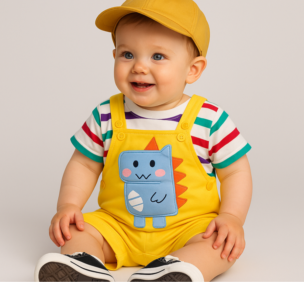 DinoTrail Junior Set – Nachhaltiges Kinderkleidungsset | Komfortabel & Atmungsaktiv für 0–5 Jahre